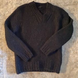 Ann Demeulemeester black v-neck sweater